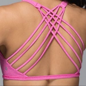 Lulu Lemon Free To Be Wild Bra in Magenta (8)